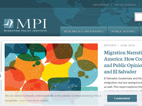 'migrationpolicy.org' screenshot
