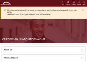 'migrationsverket.se' screenshot