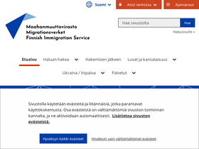 'migri.fi' screenshot