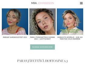 'miiajohansson.com' screenshot