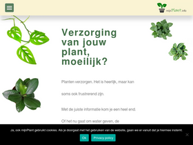 'mijnplant.info' screenshot