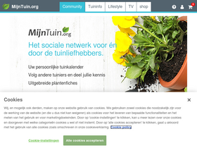 'mijntuin.org' screenshot