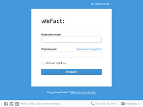 'mijnwefact.nl' screenshot
