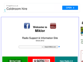 'miklor.com' screenshot