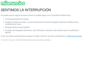 'milanuncios.com' screenshot