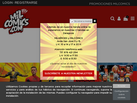 'milcomics.com' screenshot
