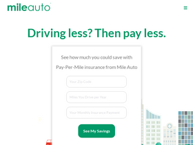 'mileauto.com' screenshot