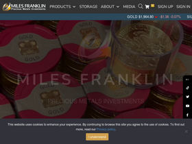 'milesfranklin.com' screenshot