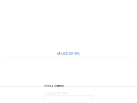 'milesofme.com' screenshot