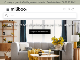 'miliboo.it' screenshot