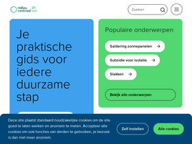 'milieucentraal.nl' screenshot