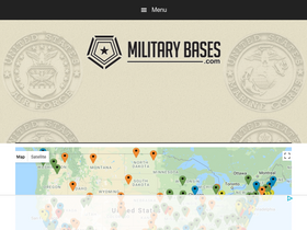 'militarybases.com' screenshot