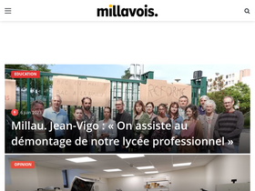 'millavois.com' screenshot