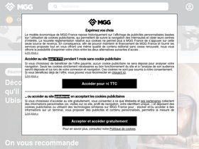 'millenium.org' screenshot
