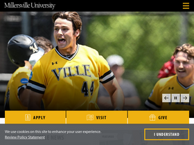 'millersville.edu' screenshot
