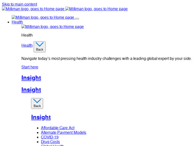 'milliman.com' screenshot