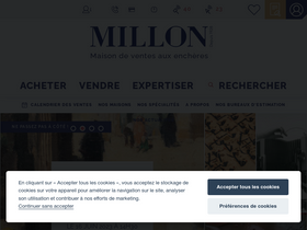'millon.com' screenshot