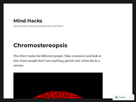 'mindhacks.com' screenshot