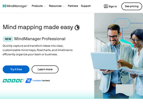 'mindmanager.com' screenshot