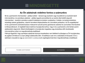 'mindmegette.hu' screenshot
