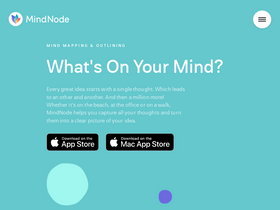 'mindnode.com' screenshot