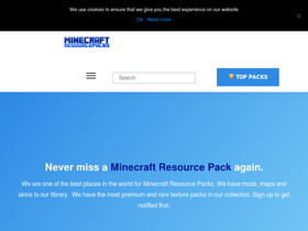 'minecraft-resourcepacks.com' screenshot