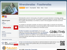'mineralienatlas.de' screenshot