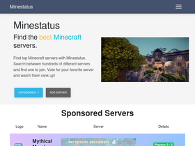 'minestatus.net' screenshot