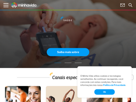 'minhavida.com.br' screenshot