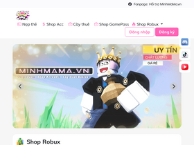 'minhmama.vn' screenshot