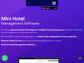 'minihotelpms.com' screenshot