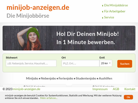 'minijob-anzeigen.de' screenshot