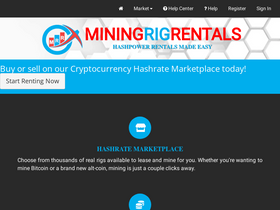 'miningrigrentals.com' screenshot