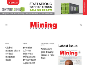 'miningzimbabwe.com' screenshot