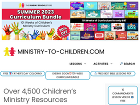 'ministry-to-children.com' screenshot