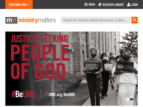 'ministrymatters.com' screenshot