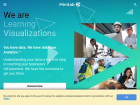 'minitab.com' screenshot