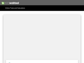 'miniwebtool.com' screenshot