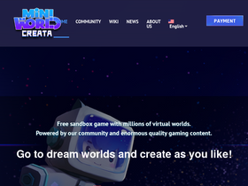 'miniworldgame.com' screenshot