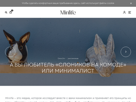 'minlife.ru' screenshot