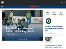 'minnesotahockey.org' screenshot