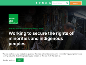 'minorityrights.org' screenshot