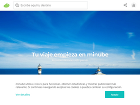 'minube.com' screenshot