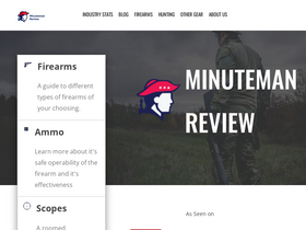 'minutemanreview.com' screenshot