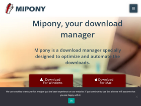 'mipony.net' screenshot