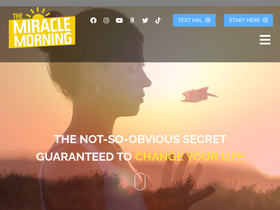 'miraclemorning.com' screenshot