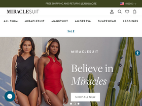 'miraclesuit.com' screenshot