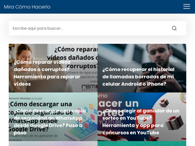 'miracomohacerlo.com' screenshot