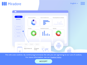 'miradore.com' screenshot