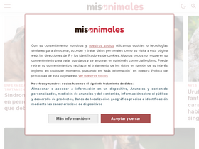 'misanimales.com' screenshot